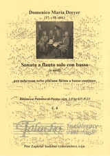 Sonata a flauto solo con basso (a moll)