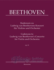Cadenzas to Beethoven's Violin Concerto for Violin and Orchestra op. 61