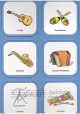 Hudební nástroje pro předškoláky (pexeso)