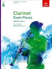 Clarinet Exam Pieces 2014–2017, Grade 4, Score & Part