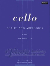 Cello Scales and Arpeggios book 1, Gr. 1-5