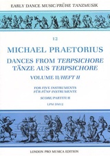 Dances from Terpsichore for five instruments volume 2