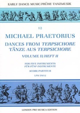 Dances from Terpsichore for five instruments volume 2