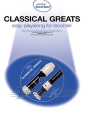 Junior Guest Spot: Classical Greats - Easy Playalong (Recorder) + CD