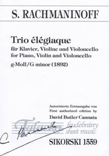 Trio élégiaque G minor