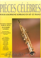Pieces celebres pour saxophone soprano