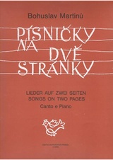 Písničky na dvě stránky (H. 302)