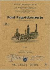 Fünf Fagottkonzerte in Dresdner Überlieferung