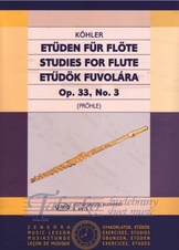 Studies for Flute op. 33, no. 3