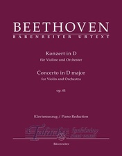 Concerto in D major for Violin and Orchestra op. 61