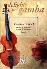 Divertissements 3 for viola gamba solo