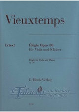 Élégie op. 30 for Viola and Piano