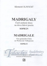 Madrigaly - part pro soprán