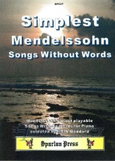 Simplest Mendelssohn Songs Without Words