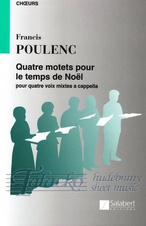 Quatre motets pour le temps de Noël pour quatre voix mixtes