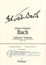 Sinfonias (15 Three-Part Inventions) BWV 787-801