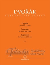Cypřiše - 18 milostných písní (B 11)