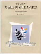 36 Arie di stile antico Serie III: 12 Arie