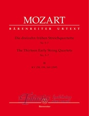 Thirteen Early String Quartets, Volume II no. 5-7
