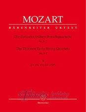 Thirteen Early String Quartets, Volume II no. 5-7