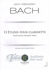 13 Etudes pour clarinette - J.S. Bach