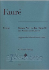 Violin Sonata no. 1 A major op. 13