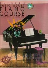 Alfred's Basic Adult Piano Course: Lesson Book Level 1 + CD