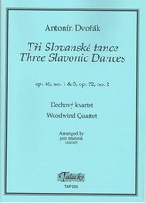 Tři Slovanské tance op.46, no. 1, 3, op. 72, no. 2