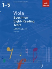 Viola Specimen Sight-Reading Tests - Grades 1-5 (From 2012)