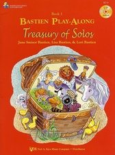 Bastien Play-Along Treasury Of Solos: Book 1 + CD