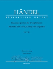 Riccardo primo, Re d'Inghilterra HWV 23