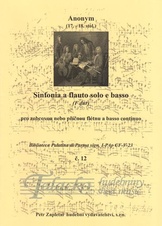 Sinfonia a flauto solo e basso (F dur) č.12