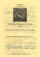Sinfonia a flauto solo e basso (F dur) č.12