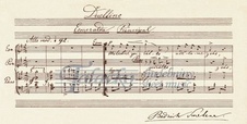 Pohlednice - Faksimile Smetana