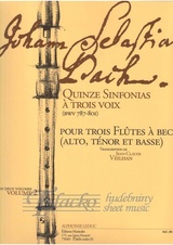 Quinze sinfonias a trois voix (BWV 787-801), volume 2