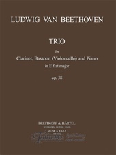 Trio es moll op. 38 for Clarinet,Violoncello (Bassoon) and Piano
