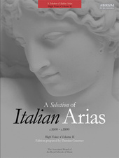 Selection of Italian Arias 1600-1800, Volume II (High Voice)
