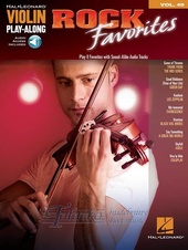 Hal Leonard Violin Play-Along Vol. 49: Rock Favorites (Book/ Online Audio)