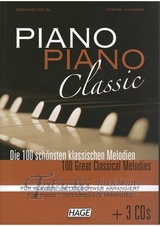 Piano Piano Classic (Mittelschwer) 100 Great Classical Melodies + 3CD