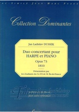 Duo concertant for harp and piano op. 73