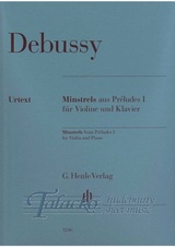 Minstrels from Préludes I for Violin and Piano