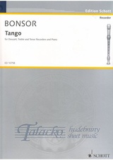 Tango for Descant, Treble and Tenor Recorders