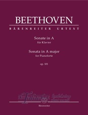 Sonata for Pianoforte A major op. 101