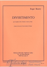 Divertimento pour saxophone alto