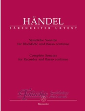 Complete Sonatas for Recorder and Basso Continuo