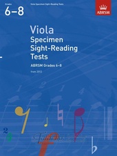 Viola Specimen Sight-Reading Tests - Grades 6-8 (From 2012)