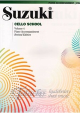 Suzuki Cello School: Piano Accomp. Volume 4 Revised Edition
