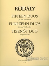 Fifteen Duos from 33 Two-part Exercises arranged by J. Jákó