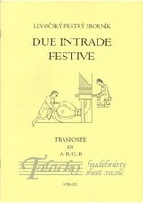 Due intrade festive (transposte in A, B, C, D)