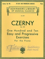 110 Easy And Progressive Exercises For Piano Op.453